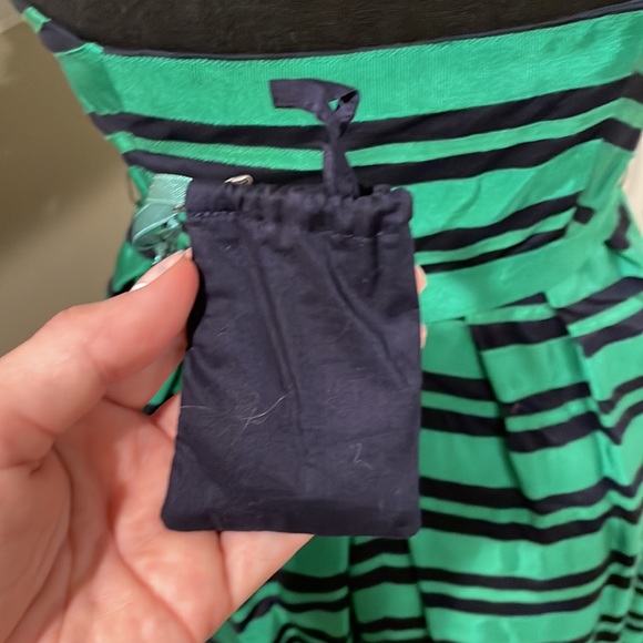 Green and Navy Striped Dress - Picture 6 of 14